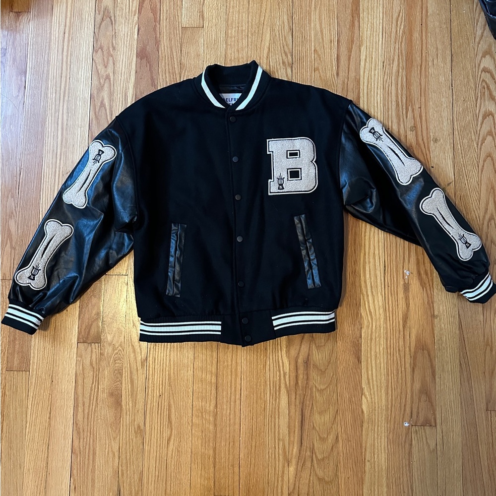 Aelfric Eden Black Varsity Jacket